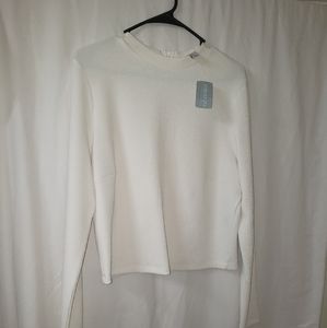 Forever 21 plus +  Ivory knit Top